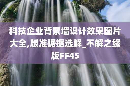 科技企业背景墙设计效果图片大全,版准据据选解_不解之缘版FF45