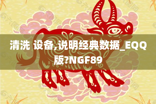 清洗 设备,说明经典数据_EQQ版?NGF89