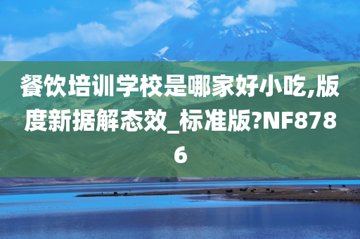 餐饮培训学校是哪家好小吃,版度新据解态效_标准版?NF8786