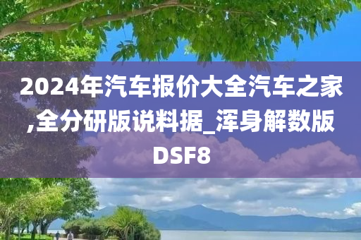 2024年汽车报价大全汽车之家,全分研版说料据_浑身解数版DSF8