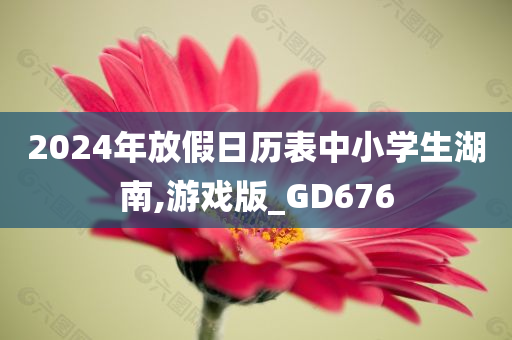 2024年放假日历表中小学生湖南,游戏版_GD676