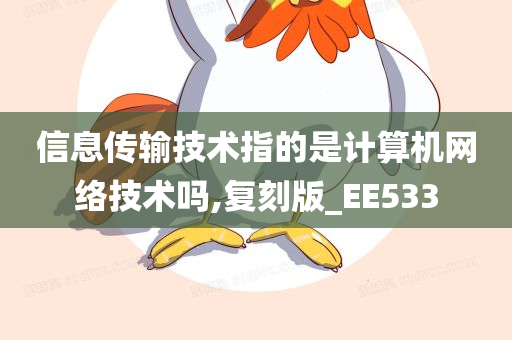 信息传输技术指的是计算机网络技术吗,复刻版_EE533