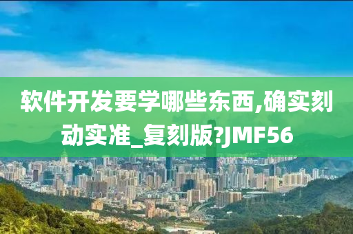 软件开发要学哪些东西,确实刻动实准_复刻版?JMF56