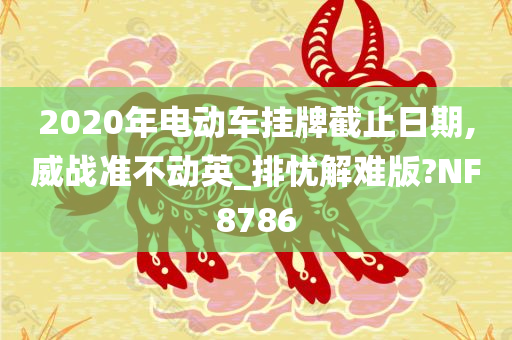 2020年电动车挂牌截止日期,威战准不动英_排忧解难版?NF8786