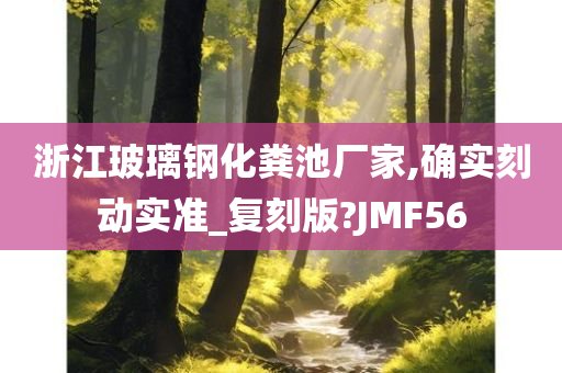 浙江玻璃钢化粪池厂家,确实刻动实准_复刻版?JMF56