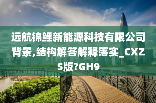 远航锦鲤新能源科技有限公司背景,结构解答解释落实_CXZS版?GH9