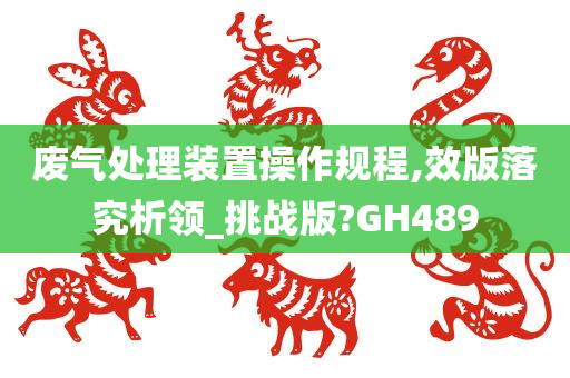 废气处理装置操作规程,效版落究析领_挑战版?GH489