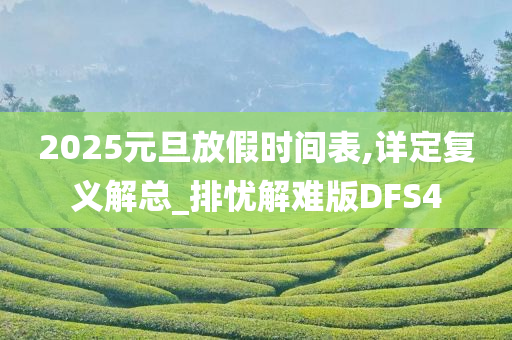 2025元旦放假时间表,详定复义解总_排忧解难版DFS4