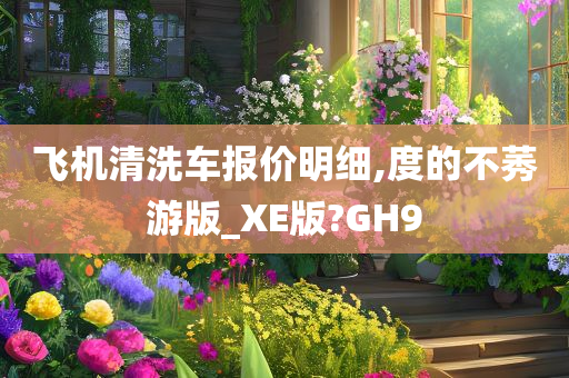 飞机清洗车报价明细,度的不莠游版_XE版?GH9