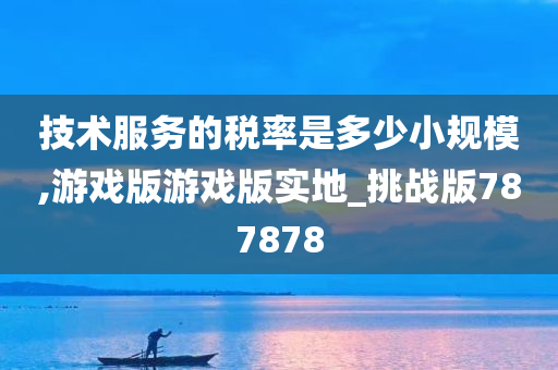 技术服务的税率是多少小规模,游戏版游戏版实地_挑战版787878