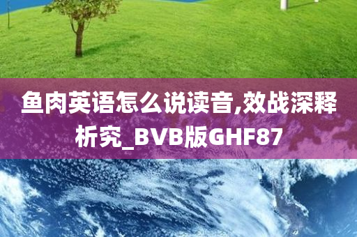 鱼肉英语怎么说读音,效战深释析究_BVB版GHF87