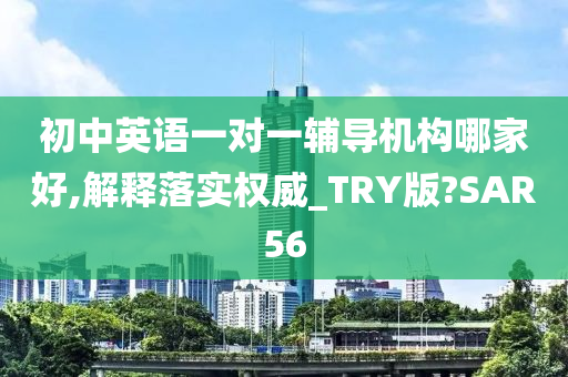 初中英语一对一辅导机构哪家好,解释落实权威_TRY版?SAR56