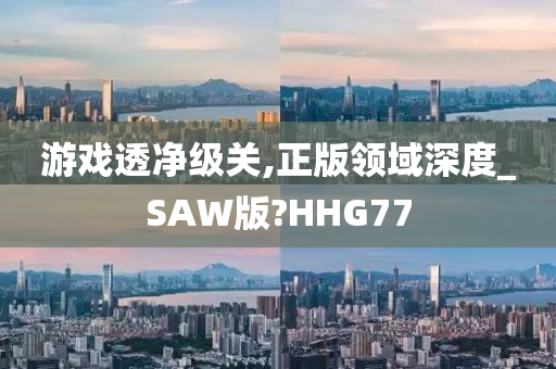 游戏透净级关,正版领域深度_SAW版?HHG77