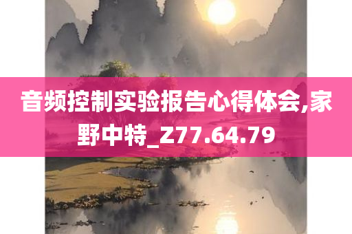 音频控制实验报告心得体会,家野中特_Z77.64.79