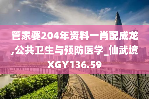 管家婆204年资料一肖配成龙,公共卫生与预防医学_仙武境XGY136.59