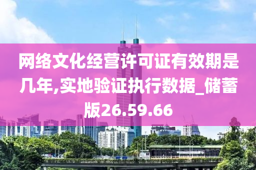 网络文化经营许可证有效期是几年,实地验证执行数据_储蓄版26.59.66