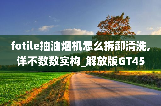 fotile抽油烟机怎么拆卸清洗,详不数数实构_解放版GT45