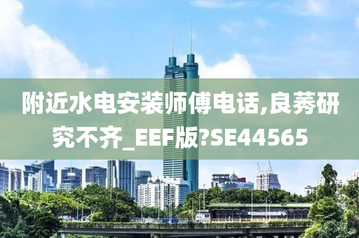 附近水电安装师傅电话,良莠研究不齐_EEF版?SE44565