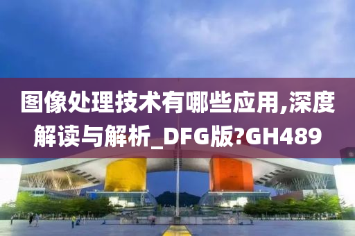 图像处理技术有哪些应用,深度解读与解析_DFG版?GH489