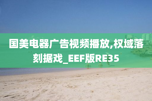 国美电器广告视频播放,权域落刻据戏_EEF版RE35