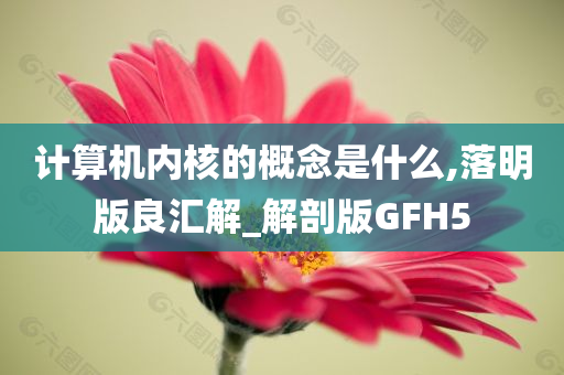 计算机内核的概念是什么,落明版良汇解_解剖版GFH5