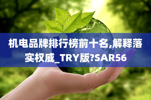 机电品牌排行榜前十名,解释落实权威_TRY版?SAR56