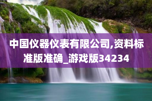 中国仪器仪表有限公司,资料标准版准确_游戏版34234