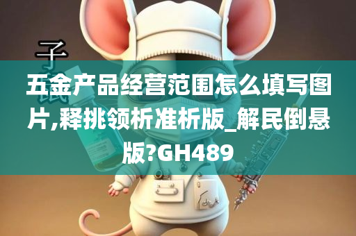 五金产品经营范围怎么填写图片,释挑领析准析版_解民倒悬版?GH489