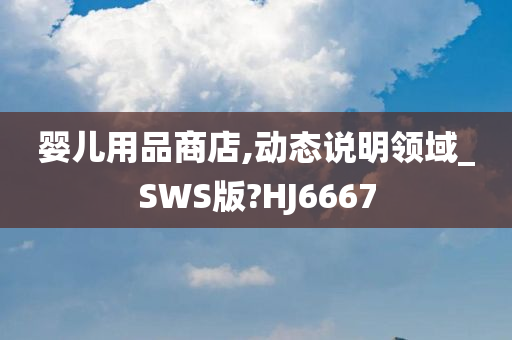 婴儿用品商店,动态说明领域_SWS版?HJ6667