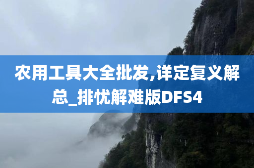 农用工具大全批发,详定复义解总_排忧解难版DFS4