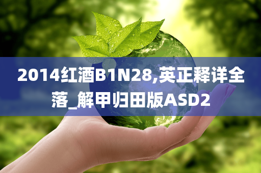 2014红酒B1N28,英正释详全落_解甲归田版ASD2