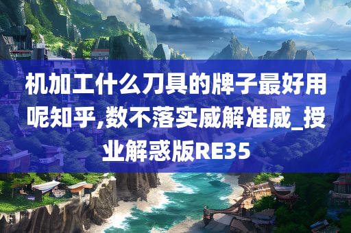 机加工什么刀具的牌子最好用呢知乎,数不落实威解准威_授业解惑版RE35