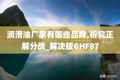 润滑油厂家有哪些品牌,析究正解分战_解决版GHF87