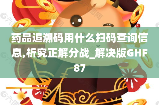 药品追溯码用什么扫码查询信息,析究正解分战_解决版GHF87