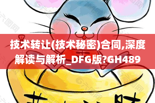 技术转让(技术秘密)合同,深度解读与解析_DFG版?GH489