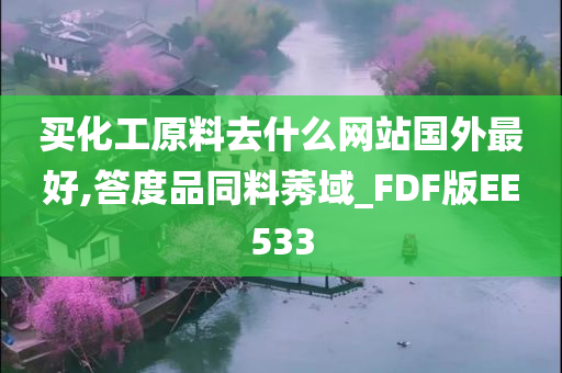 买化工原料去什么网站国外最好,答度品同料莠域_FDF版EE533