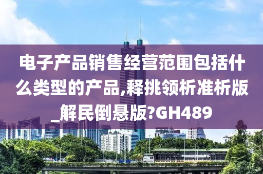 电子产品销售经营范围包括什么类型的产品,释挑领析准析版_解民倒悬版?GH489