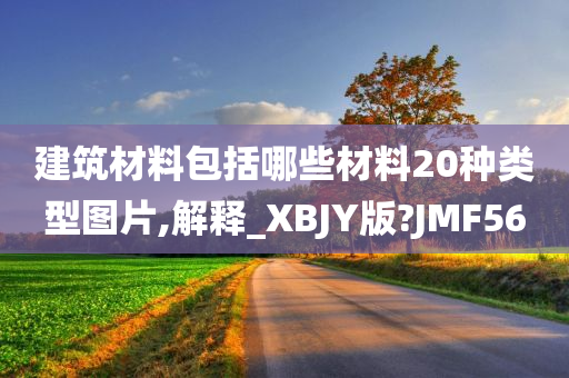 建筑材料包括哪些材料20种类型图片,解释_XBJY版?JMF56