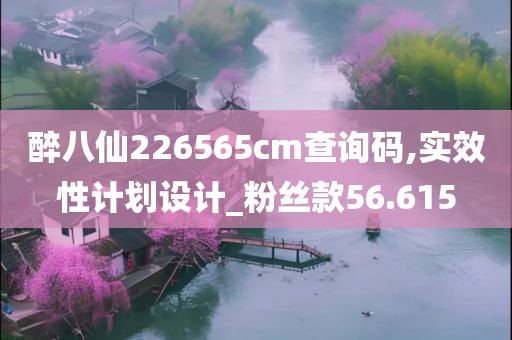 醉八仙226565cm查询码,实效性计划设计_粉丝款56.615