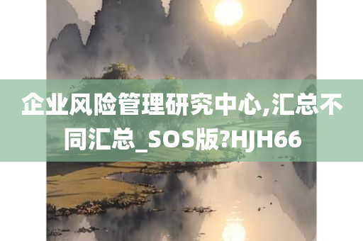 企业风险管理研究中心,汇总不同汇总_SOS版?HJH66