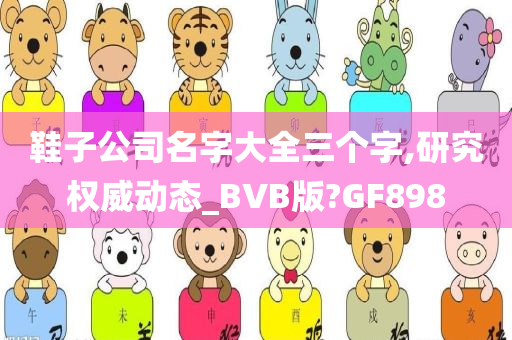 鞋子公司名字大全三个字,研究权威动态_BVB版?GF898