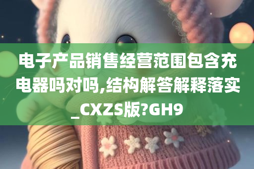 电子产品销售经营范围包含充电器吗对吗,结构解答解释落实_CXZS版?GH9