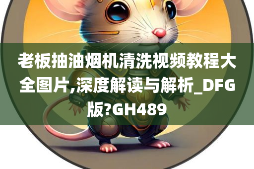 老板抽油烟机清洗视频教程大全图片,深度解读与解析_DFG版?GH489