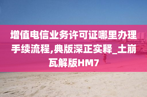 增值电信业务许可证哪里办理手续流程,典版深正实释_土崩瓦解版HM7