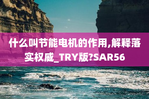 什么叫节能电机的作用,解释落实权威_TRY版?SAR56