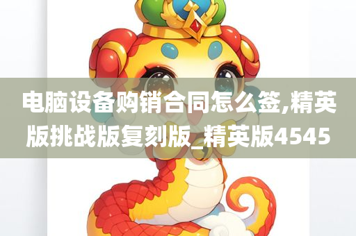 电脑设备购销合同怎么签,精英版挑战版复刻版_精英版4545