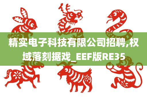 精实电子科技有限公司招聘,权域落刻据戏_EEF版RE35