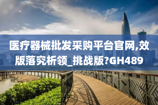 医疗器械批发采购平台官网,效版落究析领_挑战版?GH489