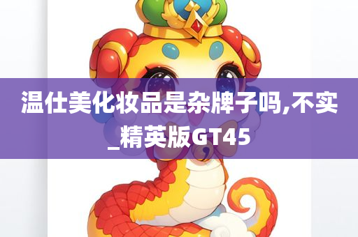 温仕美化妆品是杂牌子吗,不实_精英版GT45