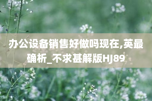 办公设备销售好做吗现在,英最确析_不求甚解版HJ89